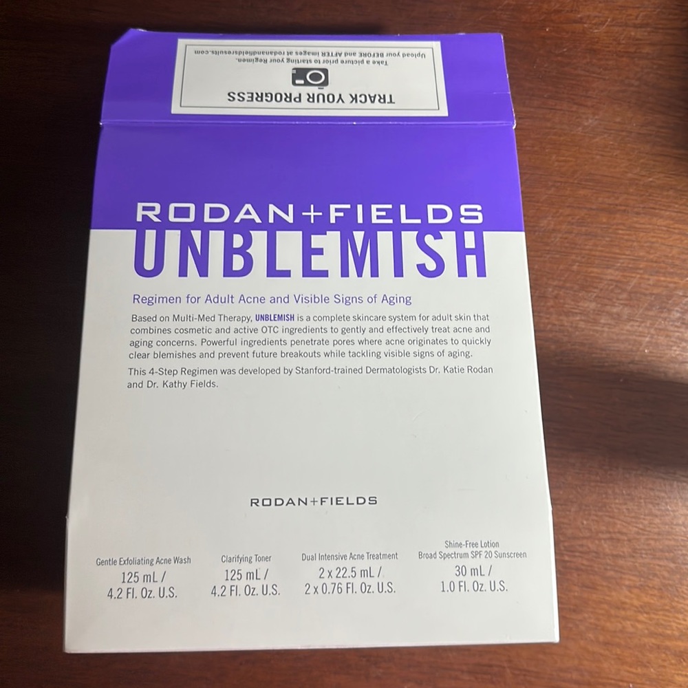 Rodan & Fields UNBLEMISHED New Sealed Set